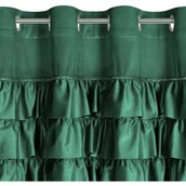 Zasłony - Zasłona EUROFIRANY Sami 140 x 250 cm Ciemnozielony - miniaturka - grafika 1