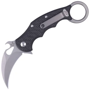 Nóż składany FOX Karambit Titanium  / Carbon Fiber, Bead Blasted Elmax (FX-599TiCS) - Noże - miniaturka - grafika 1