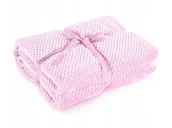 Koce i narzuty dla dzieci - Koc Henry 70x150 Pudrowy różowy DecoKing - miniaturka - grafika 1