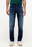 Spodnie męskie - Męskie spodnie jeansowe proste Mustang TRAMPER STRAIGHT 1014738 5000 982 W36 L30 - miniaturka - grafika 1