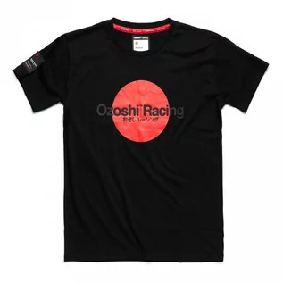Koszulki męskie - Koszulka męska Ozoshi Yoshito czarna O20TSRACE005 - grafika 1