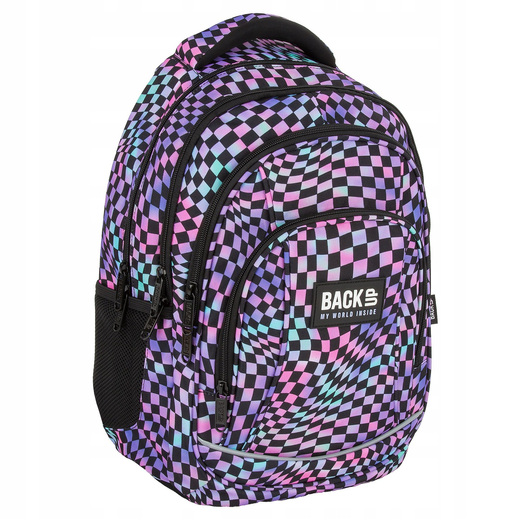 Plecak Czterokomorowy Kolorowa Szachownica Backup A20 Derform