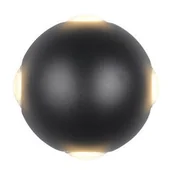 Lampy ogrodowe - Kinkiet ogrodowy Avisio 246760432 Trio LED 2W 3000K IP54 kula czarna - miniaturka - grafika 1