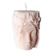 Świece - ŚWIECA SOJOWA DEKORACYJNA TWARZ DZIEWCZYNY ECO - miniaturka - grafika 1