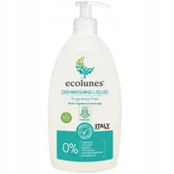 Płyny do naczyń - ECOLUNES HIPOALERGICZNY PŁYN DO MYCIA NACZYŃ BEZZAPACHOWY 500 ML - miniaturka - grafika 1