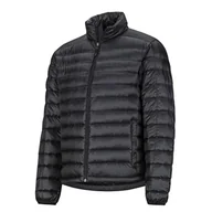 Kurtki męskie - Marmot Lekka, wodoodporna kurtka męska Zeus, 700 Fill Power Down czarny Jet Black XL - miniaturka - grafika 1