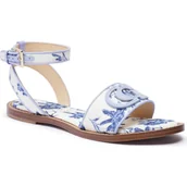 Sandały damskie - Guess Sandały TARISHA | z dodatkiem skóry - miniaturka - grafika 1