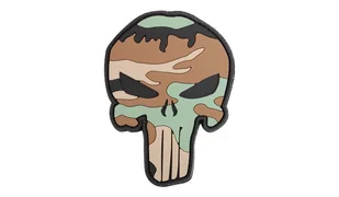 101 Inc. - Naszywka 3D - Punisher - Woodland - 444130-5289 - Odzież taktyczna i umundurowanie - miniaturka - grafika 1