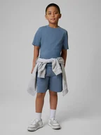 Spodnie i spodenki dla chłopców - 4F Spodenki dresowe chłopięce - niebieskie 164 (13-14 lat) - miniaturka - grafika 1