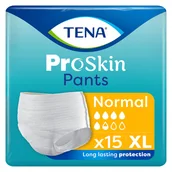 Bielizna lecznicza - Tena Pants ProSkin, majtki chłonne, rozmiar XL, 120-160 cm, Normal, 15 sztuk - miniaturka - grafika 1