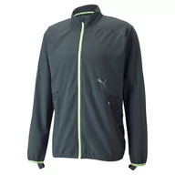 Kurtki i kamizelki sportowe męskie - Kurtka męska Puma  Run Ultraweave S FSTR Jacket Dark Slate M - miniaturka - grafika 1