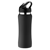 Shakery i bidony sportowe - Bidon termiczny FRESCO 0,4 l czarny - miniaturka - grafika 1