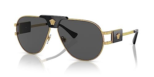 Versace 0VE2252 63 100287 okulary przeciwsłoneczne, unisex-dorośli, wielokolorowe (wielokolorowe), jeden rozmiar