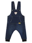 Spodenki dla niemowląt - Steiff Ogrodniczki dżinsowe w kolorze niebieskim - miniaturka - grafika 1