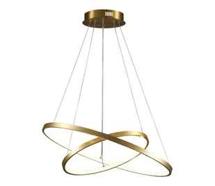 LED Żyrandol na lince LEA LED/35W/230V 4000K śr. 60 cm złoty - Lampy sufitowe - miniaturka - grafika 1
