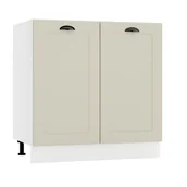 Szafki kuchenne - Szafka pod zlew 80 ADELE D80ZL P/L beżowy mat - miniaturka - grafika 1