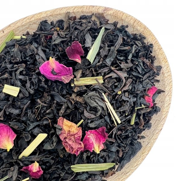 Herbata czarna liściasta Earl Grey Róża I Cytryna 1kg
