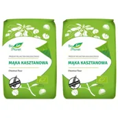 Mąka - Bio Planet Mąka kasztanowa bezglutenowa Zestaw 1.4 kg Bio - miniaturka - grafika 1