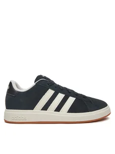 adidas Sneakersy Grand Court 00s JH6178 Czarny - Buty dla dziewczynek - miniaturka - grafika 1