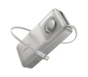 Powerbanki - Baseus Free2Pull 20000mAh 65W Wbudowany kabel Szary - miniaturka - grafika 1