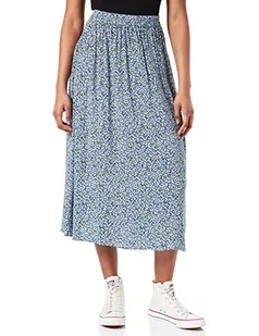 Vila VIPAYA HW Skirt/SU-NOOS spódnica talerzowa, czarna/aOP: ALINI, 36 - Spódnice - miniaturka - grafika 1