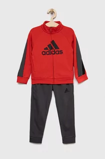 Dresy i komplety dla chłopców - Adidas Performance dres dziecięcy kolor czerwony - adidas Performance - grafika 1