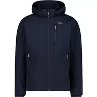 Kurtki męskie - CMP męska kurtka Softshell z odpinanym kapturem, B.Blue-Ice, 48 - miniaturka - grafika 1