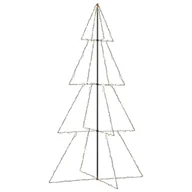 Ozdoby bożonarodzeniowe - vidaXL Ozdoba świąteczna w kształcie choinki, 360 LED, 143x250 cm - miniaturka - grafika 1
