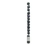 Bombki - Małe Bombki Na Choinkę 3Cm Plastikowe Ozdobne X14 Granatowe - miniaturka - grafika 1