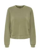 Bluzy damskie - ONLY Bluza Maya 15361163 Zielony Regular Fit - miniaturka - grafika 1