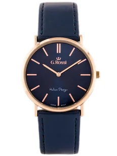 Zegarek Gino Rossi Zegarek ZEGAREK MĘSKI 8709A2 zg209f + BOX 14826 - Zegarki męskie - miniaturka - grafika 3