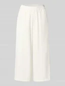 Spodnie damskie - Kuloty z mieszanki wiskozy z elastycznym pasem model ‘PRISILLA’ - miniaturka - grafika 1