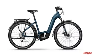 Rower elektryczny Haibike Trekking 8 Low royal blue/metallic silver gloss 2023 - Rowery elektryczne - miniaturka - grafika 1