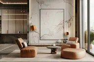 Lampy stojące - Czarna lampa stołowa w stylu loft SIENA MIRROR - miniaturka - grafika 1