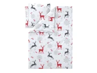 Pościel - LIVARNO® Pościel z polaru, 160 x 200 cm (jelenie białe) - miniaturka - grafika 1