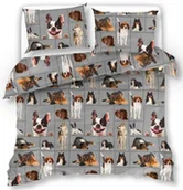 Pościel - Pościel Z Mikrofibry 160X200 Pieski 20356 - miniaturka - grafika 1