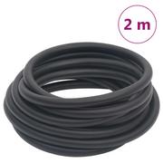 Akcesoria pneumatyczne - vidaXL Hybrydowy wąż pneumatyczny, czarny, 2 m, guma i PVC - miniaturka - grafika 1