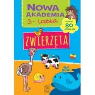 Książki edukacyjne - Zwierzęta, Nowa Akademia 3-latka - SBM - miniaturka - grafika 1