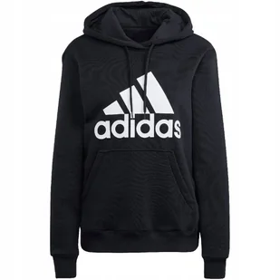 Bluza damska adidas Essentials Big Logo Regular Fleece czarna HZ2984 L - Bluzy damskie - miniaturka - grafika 1