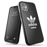 Etui i futerały do telefonów - Adidas OR SnapCase London iPhone 12 mini czarny/black 43875 - miniaturka - grafika 1