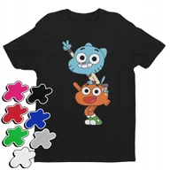 Koszulki męskie - Koszulka T-Shirt Dziecięca Z Nadrukiem Gumball Darwin Różne -L 146-152 - miniaturka - grafika 1