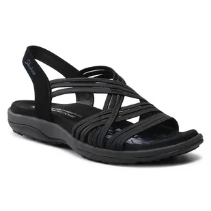 Sandały Skechers Simply Stretch 163023/BLK Czarny - Sandały damskie - miniaturka - grafika 1