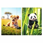 Teczki i skoroszyty - Starpak Teczka z gumką A4 Wild Animal 559729 - miniaturka - grafika 1