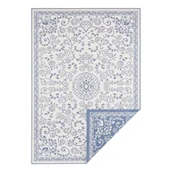 Dywany zewnętrzne - Niebiesko-kremowy dywan odpowiedni na zewnątrz NORTHRUGS Leyte, 200x290 cm - miniaturka - grafika 1