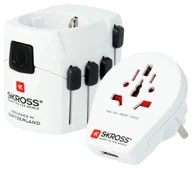 Złącza, przejściówki, adaptery - Skross PRO World & USB 7A - miniaturka - grafika 1