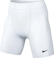 Spodnie damskie - Nike Spodnie damskie W Nk Df Strike Np Short, białe/czarne, DH8327-100, L - miniaturka - grafika 1