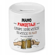 Skarbonki - Skarbonka Dla Mamy na Dzień Mamy Urodziny Prezent z Nadrukiem ze Zdjęciem - miniaturka - grafika 1