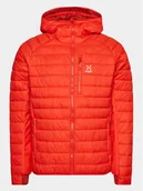 Kurtki męskie - Haglöfs Kurtka zimowa Spire Mimic 604676 Czerwony Active Fit - miniaturka - grafika 1