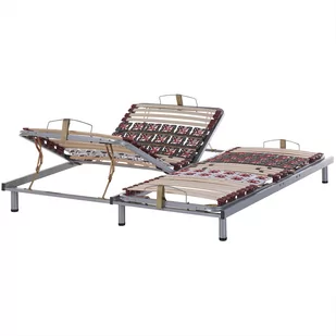 Beliani Zestaw 2 stelaży pod materac regulowany 90 x 200 cm MOON - Łóżka - miniaturka - grafika 1