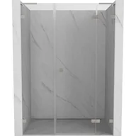 Ścianki i drzwi prysznicowe - Mexen Lunar L drzwi prysznicowe uchylne prawe 155 cm, transparent, nikiel szczotkowany - 834SL-155-050-97-00-P - miniaturka - grafika 1